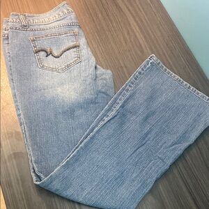 SO Brand Light Blue Jeans Boot Cut Junior Size 9 Average